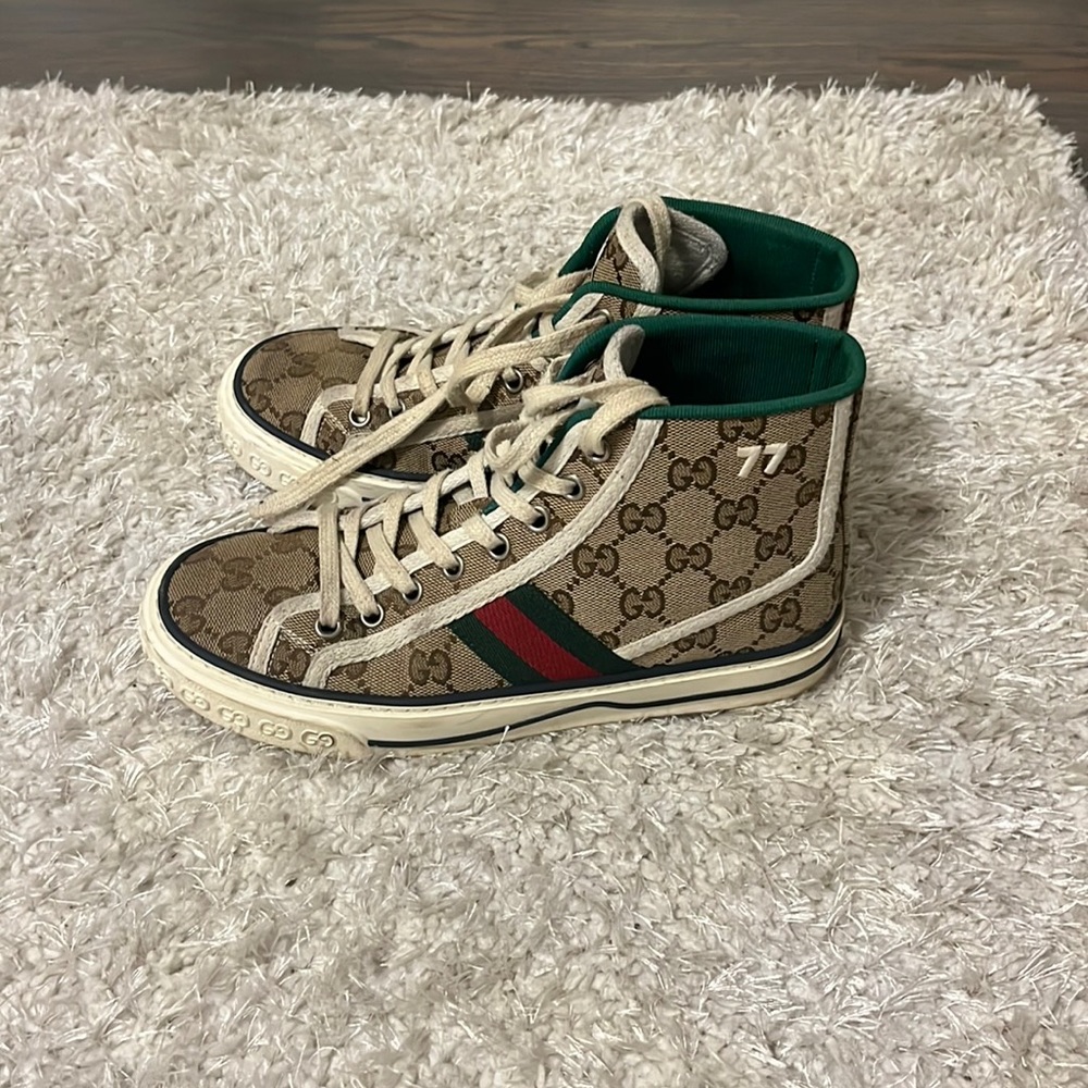 Gucci Tennis Hightop Sneakers